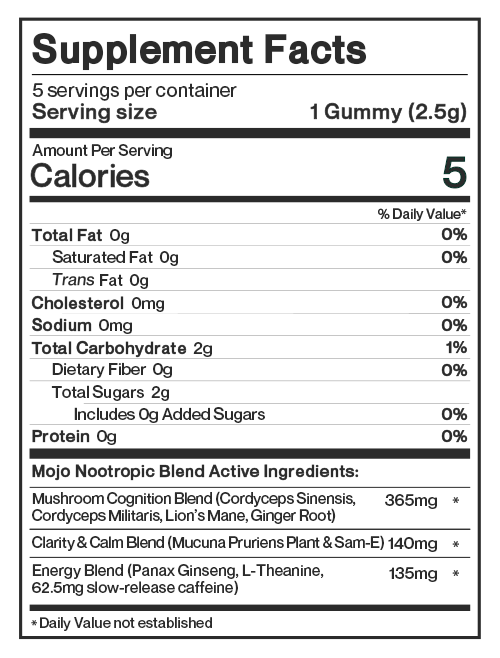 Extra Strength Brain Boosting Gummies, Strawberry Tangerine