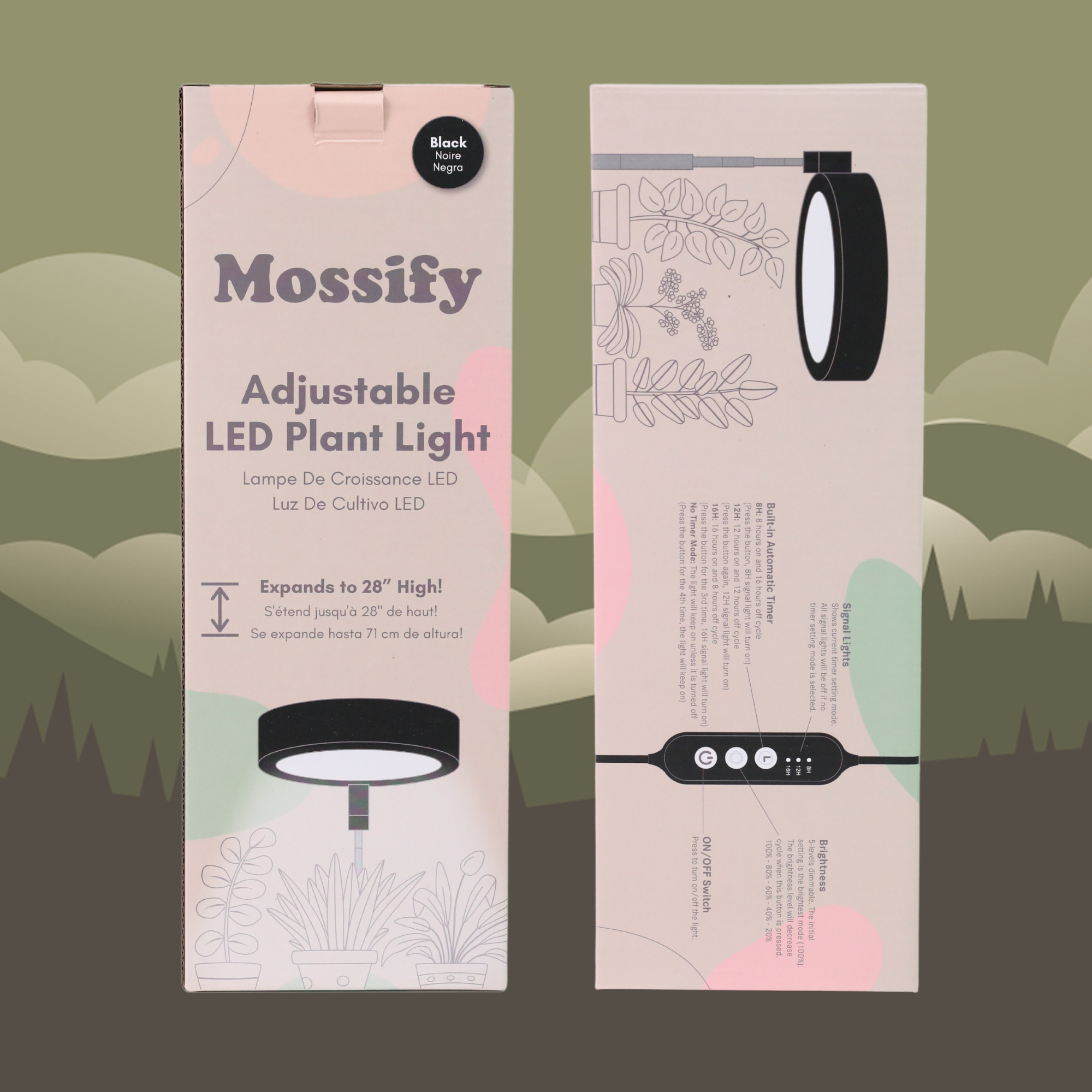 Mossify LED Plant Light: White