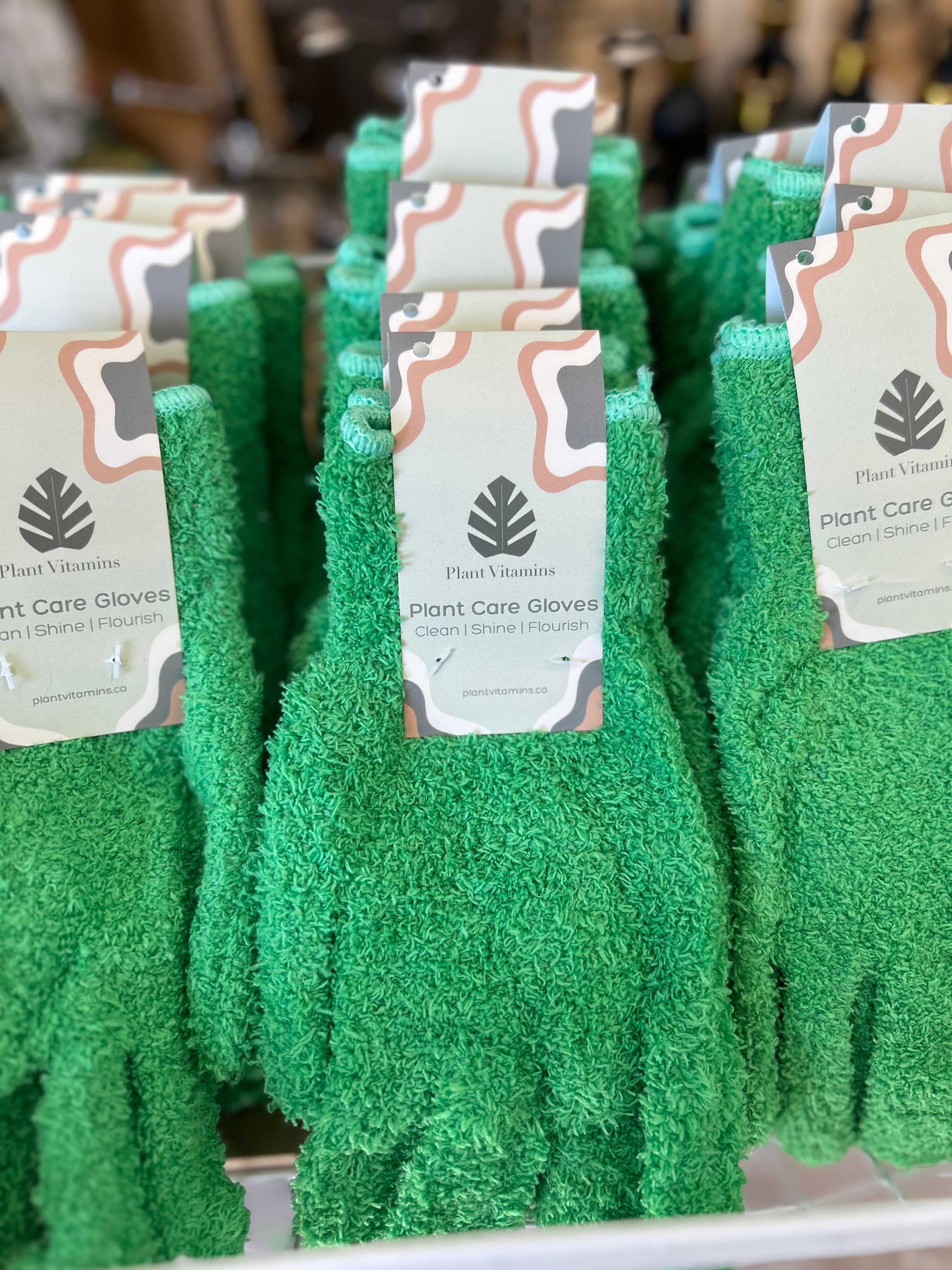 Plant Vitamins Microfibre Gloves