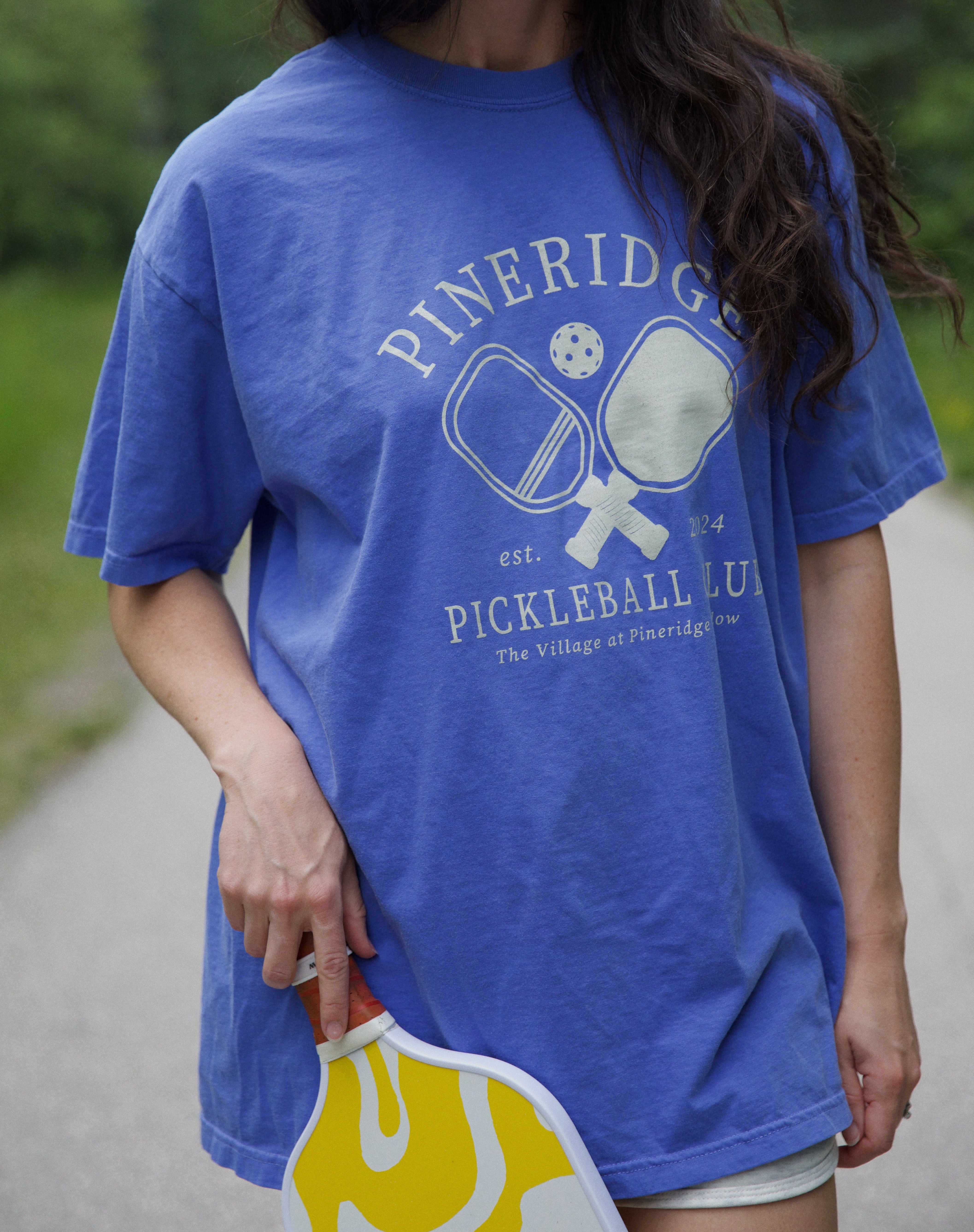 Pineridge Pickleball Shirt Blue