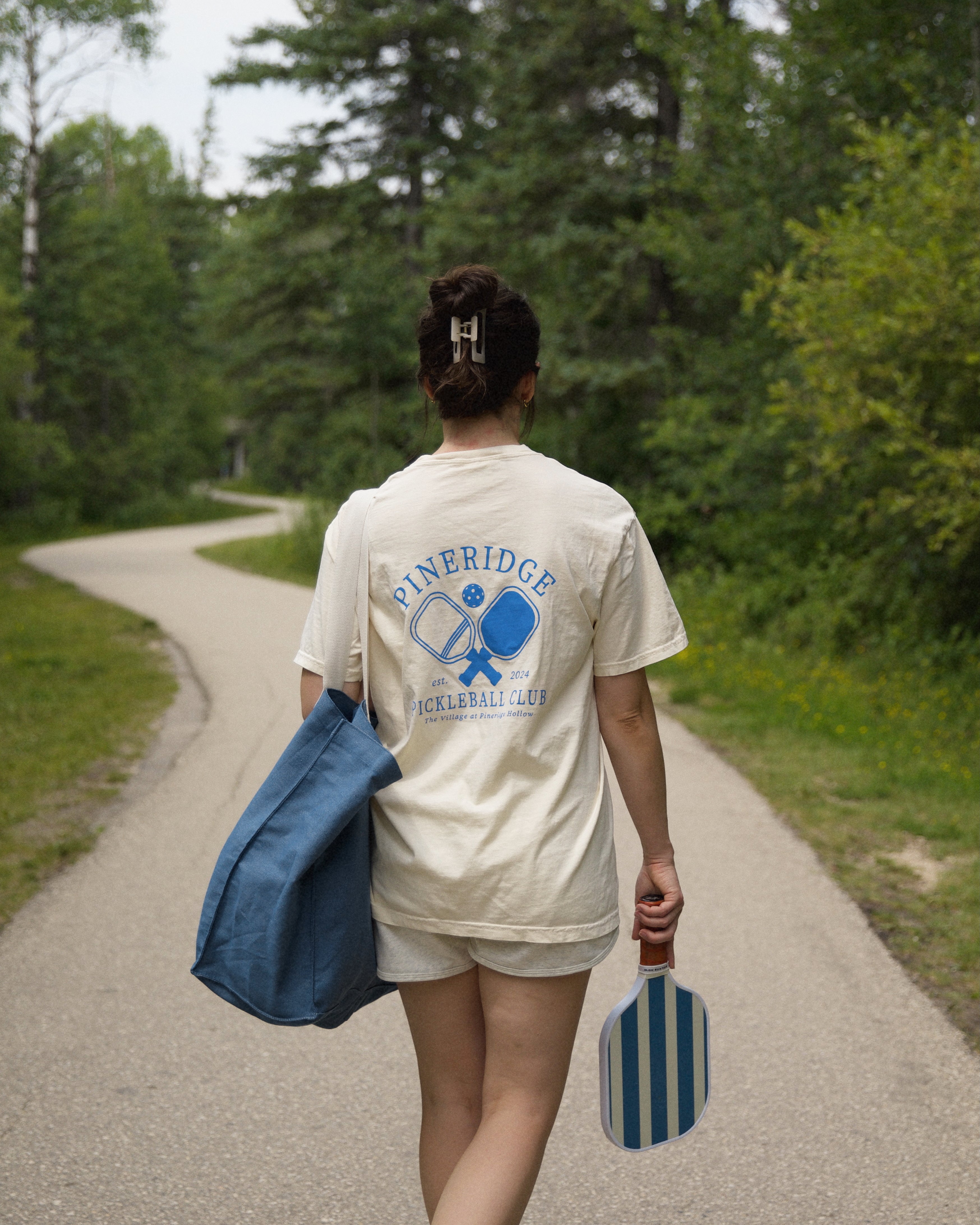 Pineridge Pickleball Shirt Ivory