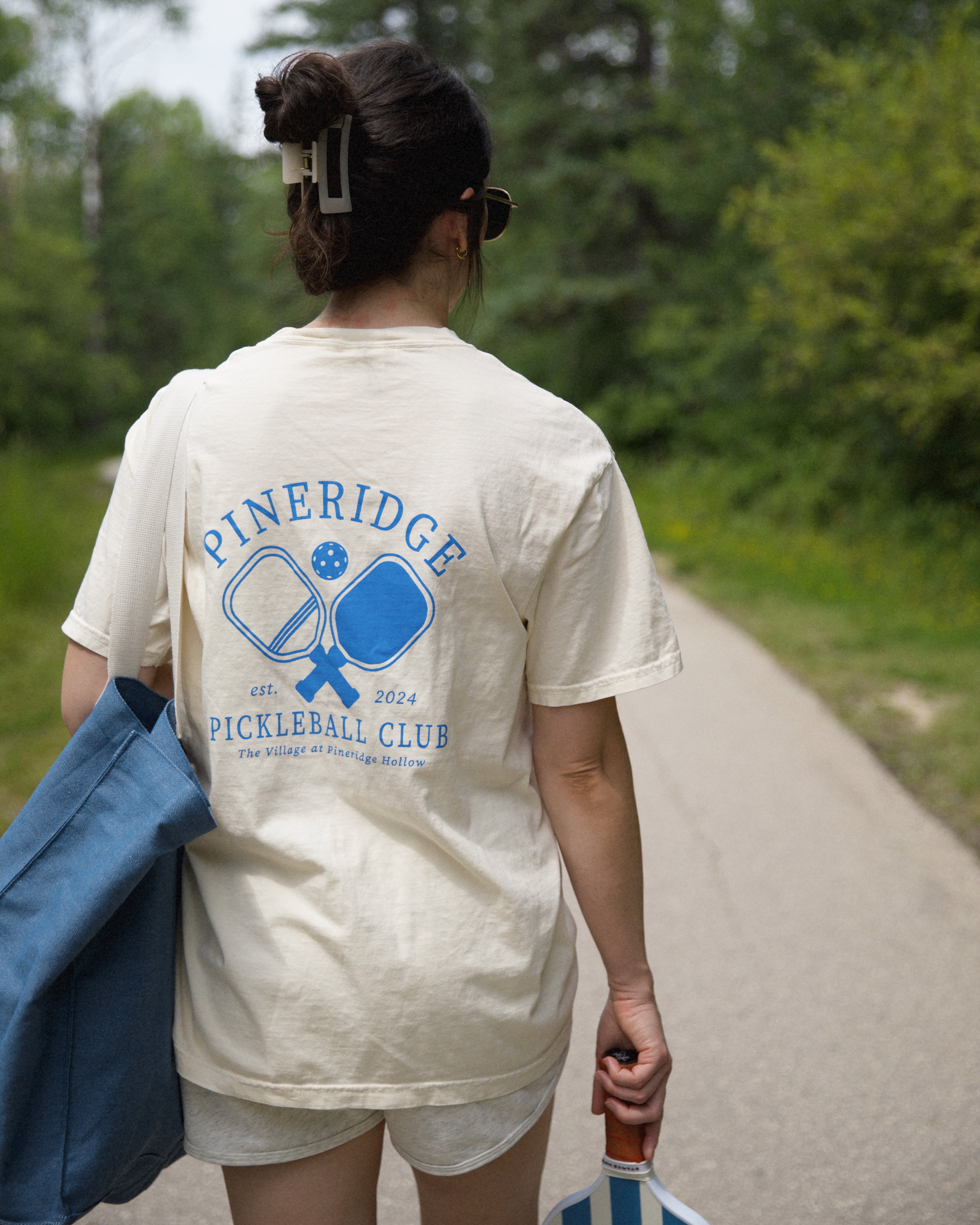 Pineridge Pickleball Shirt Ivory