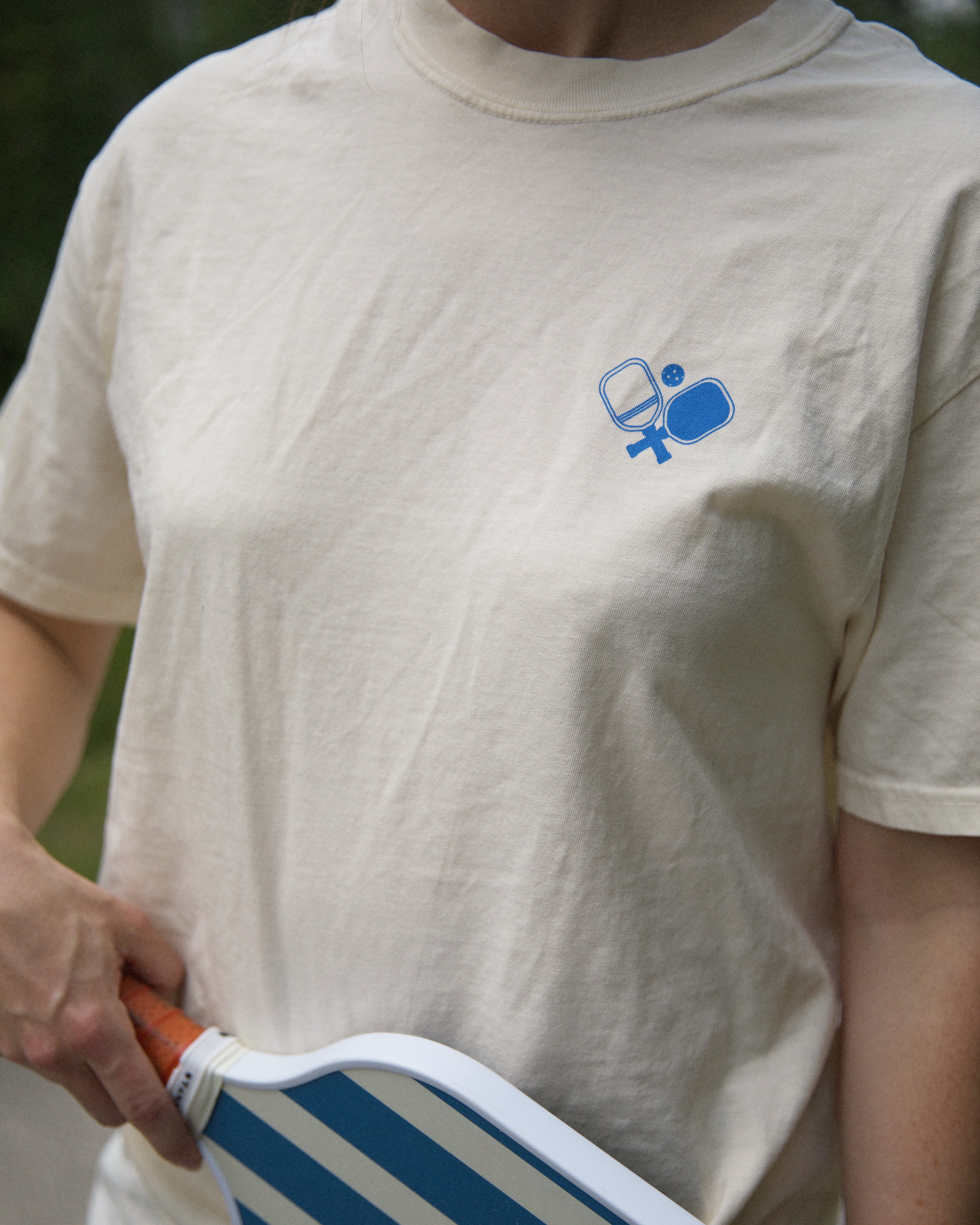 Pineridge Pickleball Shirt Ivory