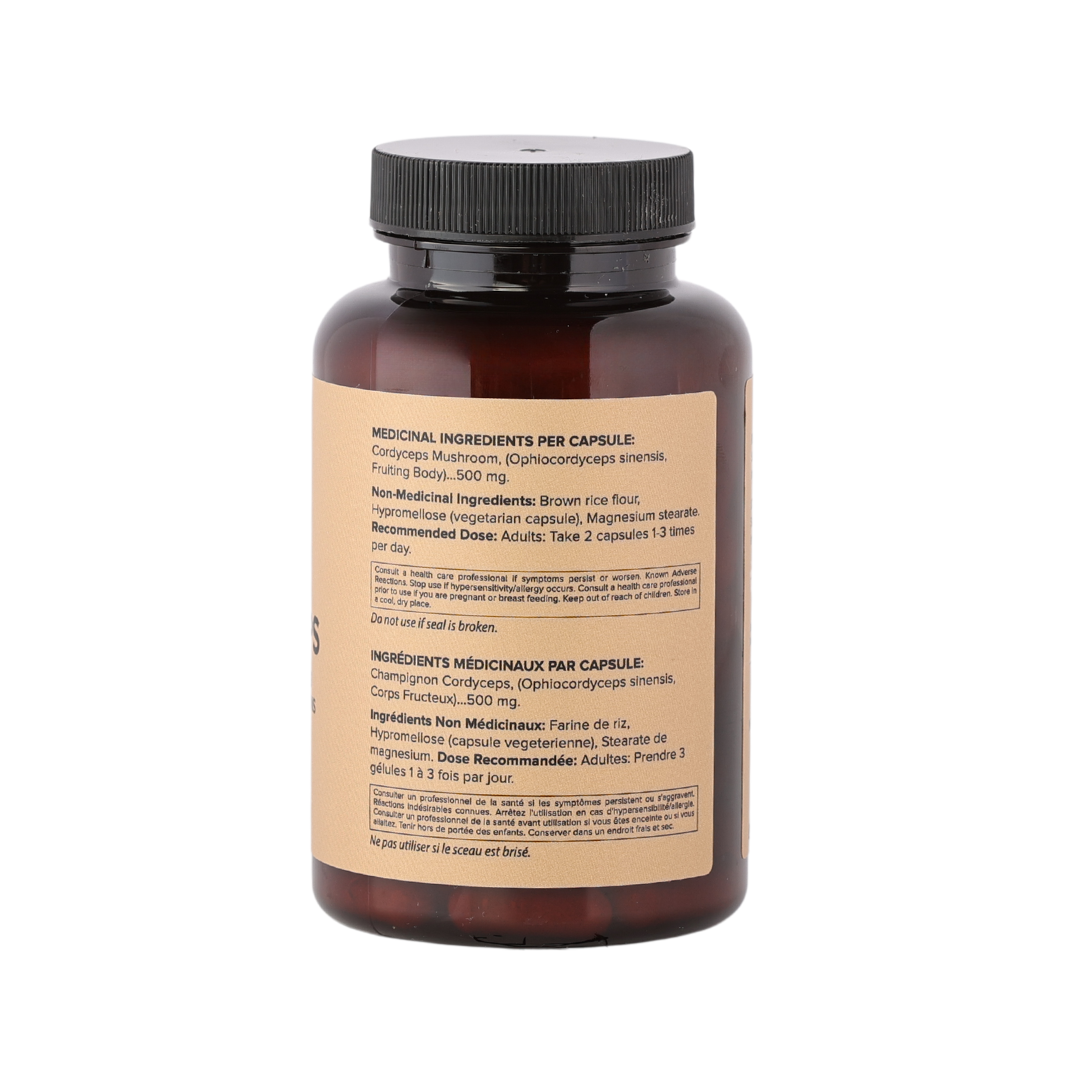 Cordyceps Mushroom Capsules (120 Capsules)