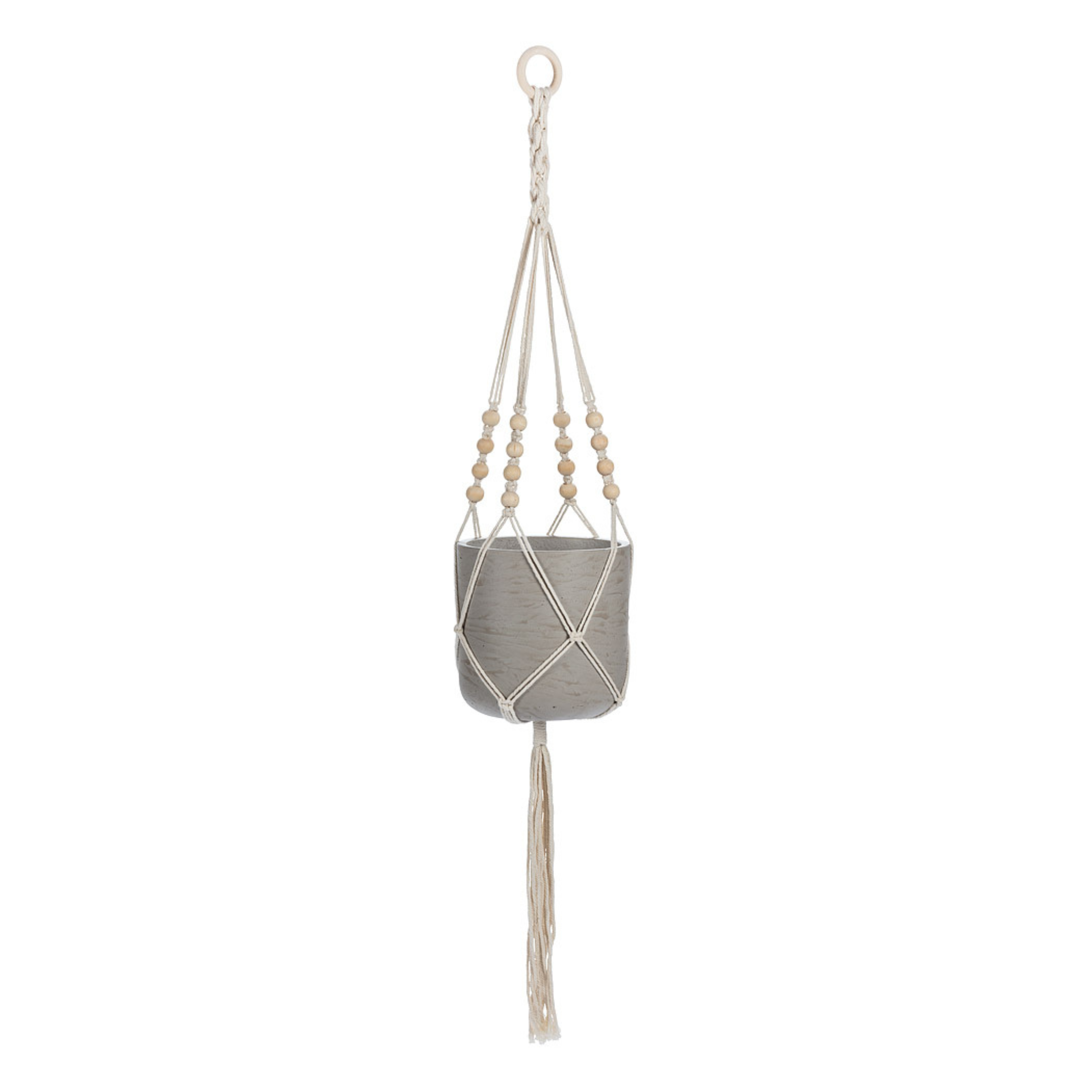 Macrame Planter Hanger With Tail - 902/904